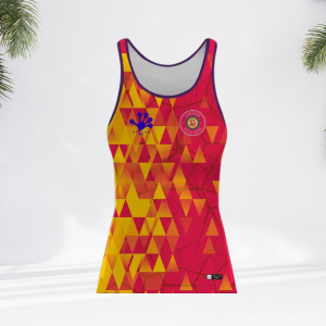 Official Women's Club Vest (Red/Yellow)